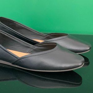 Lucky Brand Black Leather Flats